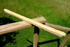 DIY perches: homemade macaw perch from 2x4 lumber