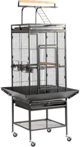 VINGLI Playtop Cage (26.8"L x 26.6"W x 62"H)