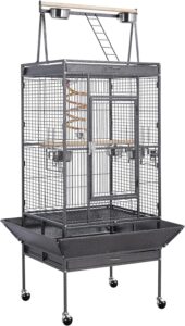 Yaheetech 68-inch Rolling Play Top Large Parrot Bird Cage (32"L x 30.5"W x 68.5"H)